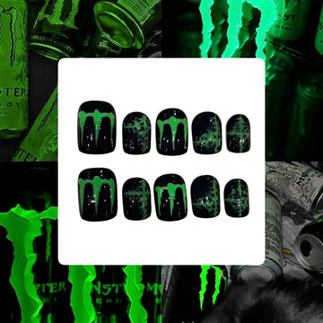 Classic Monster Acrylic Square Press On Nail - MaYonail Store