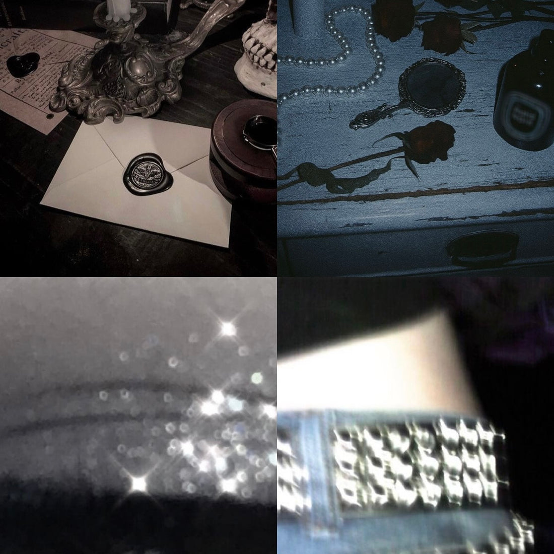 Grunge Acrylic Square Press On Nail