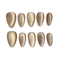 Classy Nude Acrylic Almond Press On Nail - MaYonail Store