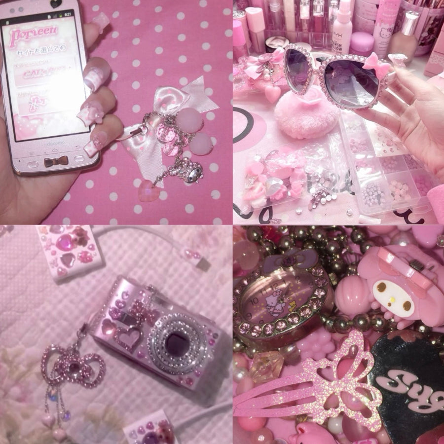 Y2K Sanrio Acrylic Duck Press On Nail - MaYonail Store