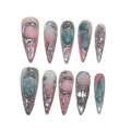 Cyber Angel Acrylic Stiletto Press On Nail - MaYonail Store