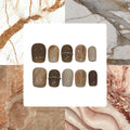 Stone Marble Acrylic Square Press On Nail - MaYonail Store