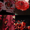 Queen of Hearts Acrylic Almond Press On Nail - MaYonail Store