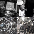 Celestial Goth Stiletto Acrylic Press On Nail - MaYonail Store