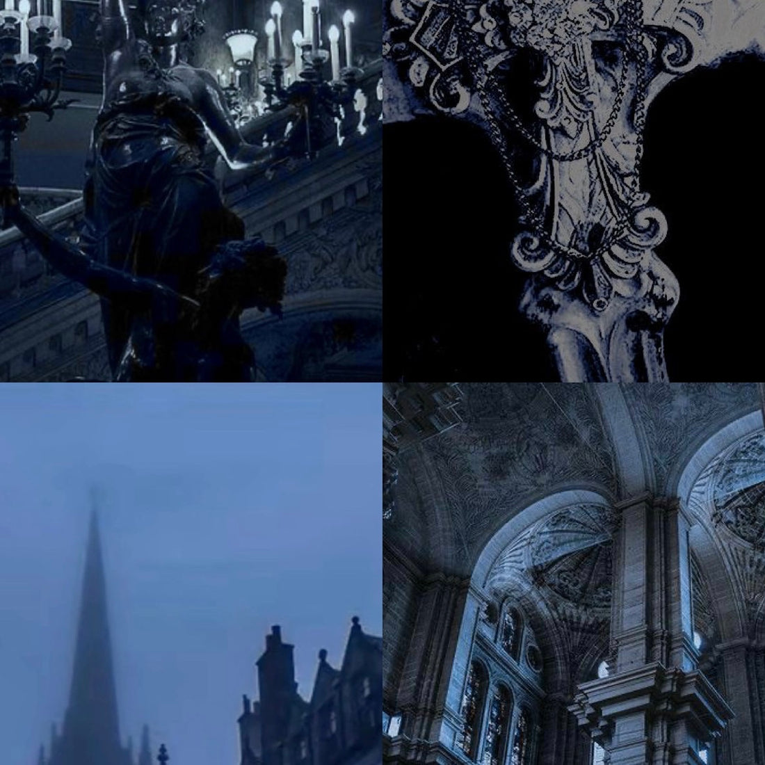 Nightfall Acrylic Square Press On Nail