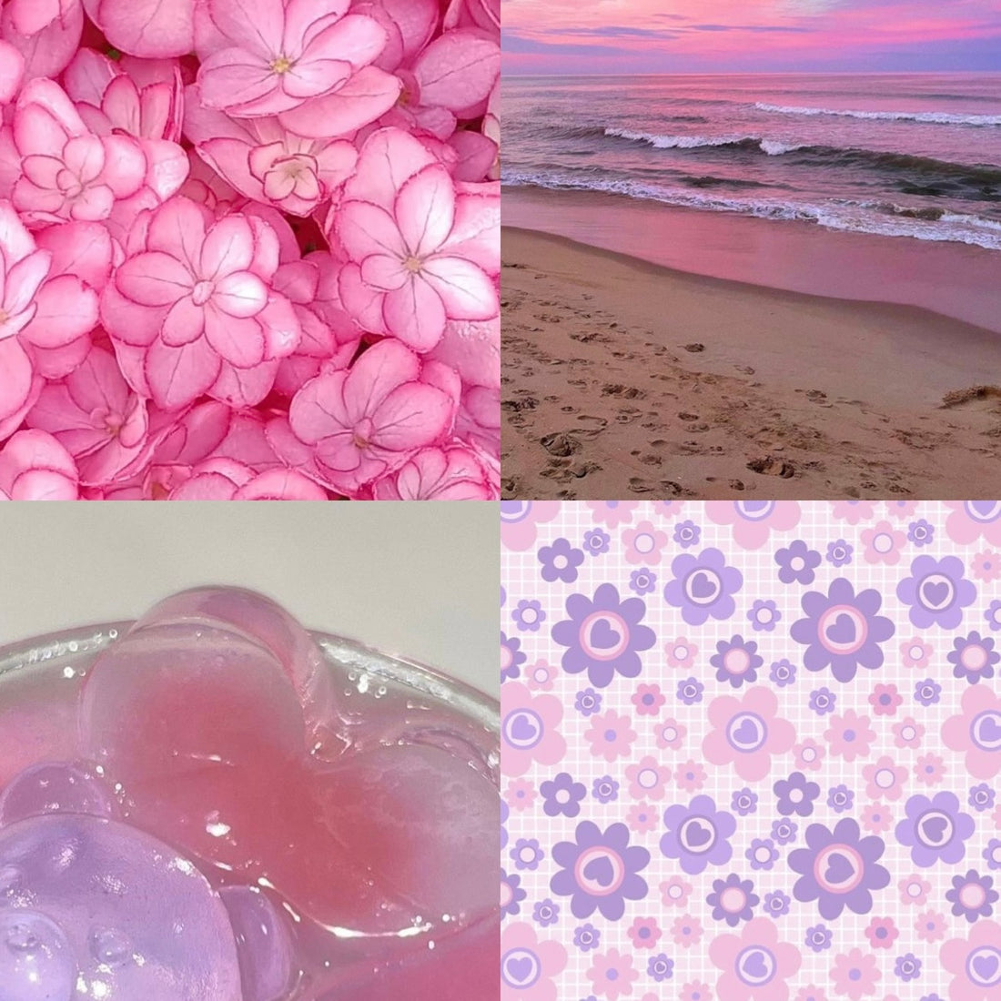 Tropical Pink Acrylic Almond Press On Nail - MaYonail Store