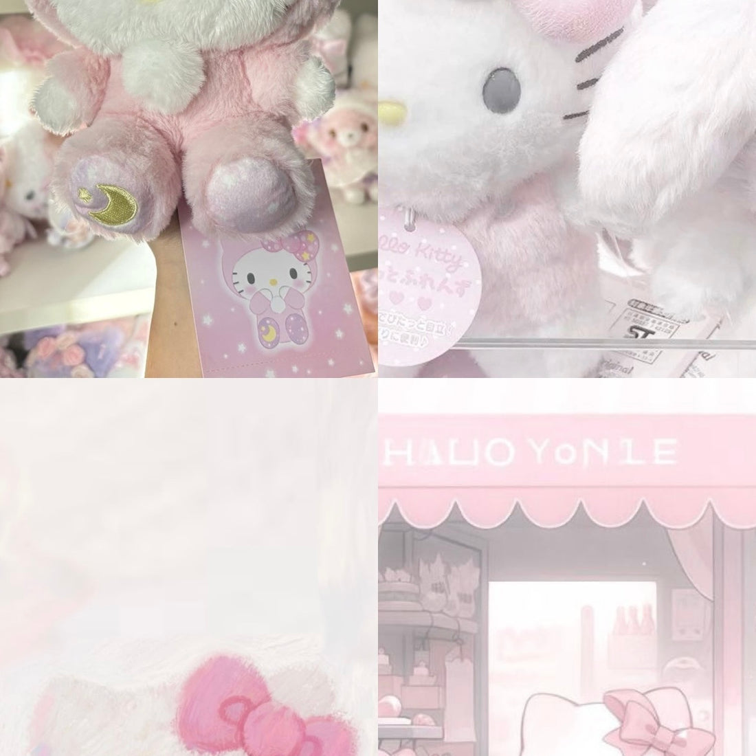 Hello Kitty Acrylic Square Press On Nail - MaYonail Store