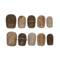 Stone Marble Acrylic Square Press On Nail - MaYonail Store