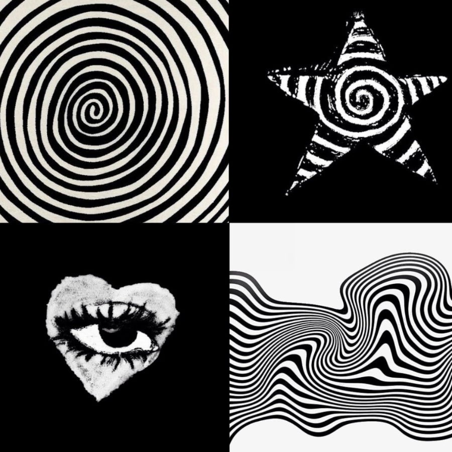 Silver Swirls Acrylic Coffin Press On Nail - MaYonail Store