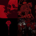 Crimson Death Stiletto Acrylic Press On Nail - MaYonail Store
