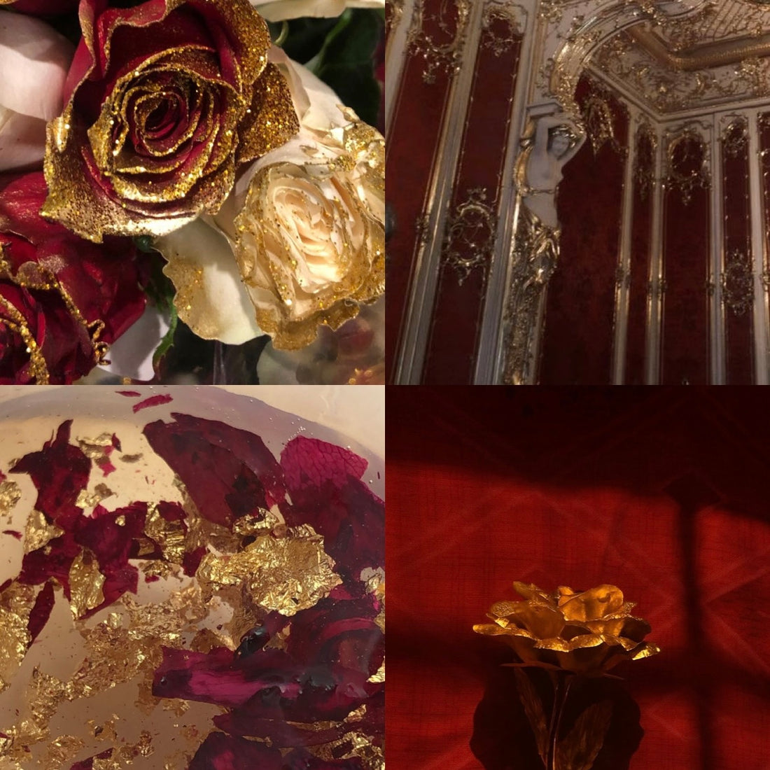 Exquisite Red Acrylic Square Press On Nail