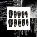 Gothic Love Acrylic Coffin Press On Nail - MaYonail Store