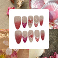 Vibrant Summer Acrylic Almond Press On Nail - MaYonail Store