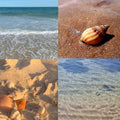 Carribean Waves Acrylic Square Press On Nail - MaYonail Store