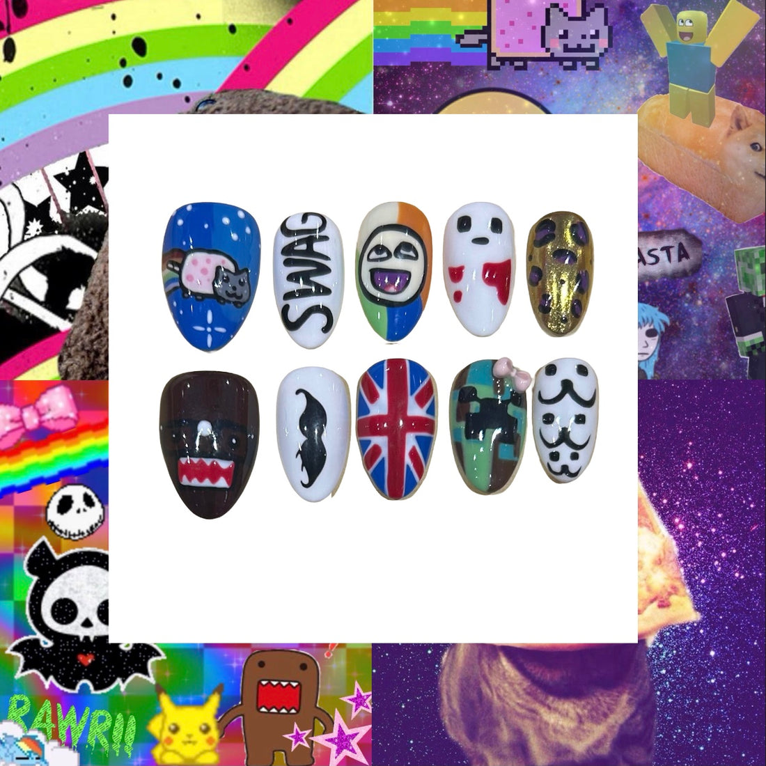 2010s Acrylic Almond Press On Nail - MaYonail Store