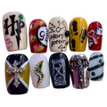 Hogwarts Acrylic Square Press On Nail - MaYonail Store