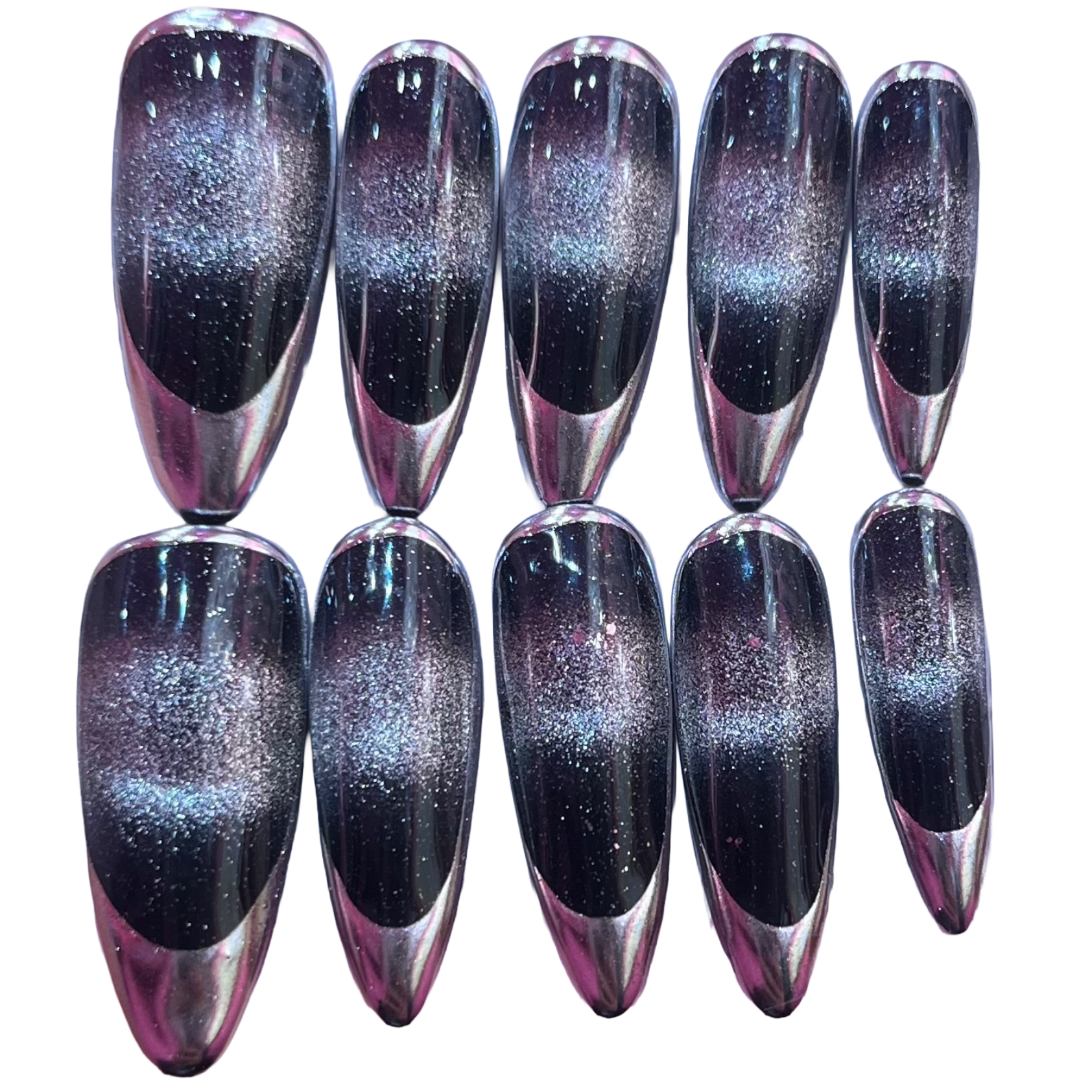 Chromatica Acrylic Stiletto Press On Nail - MaYonail Store