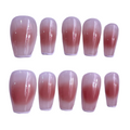 Make Me Blush Acrylic Coffin Press On Nails - MaYonail Store