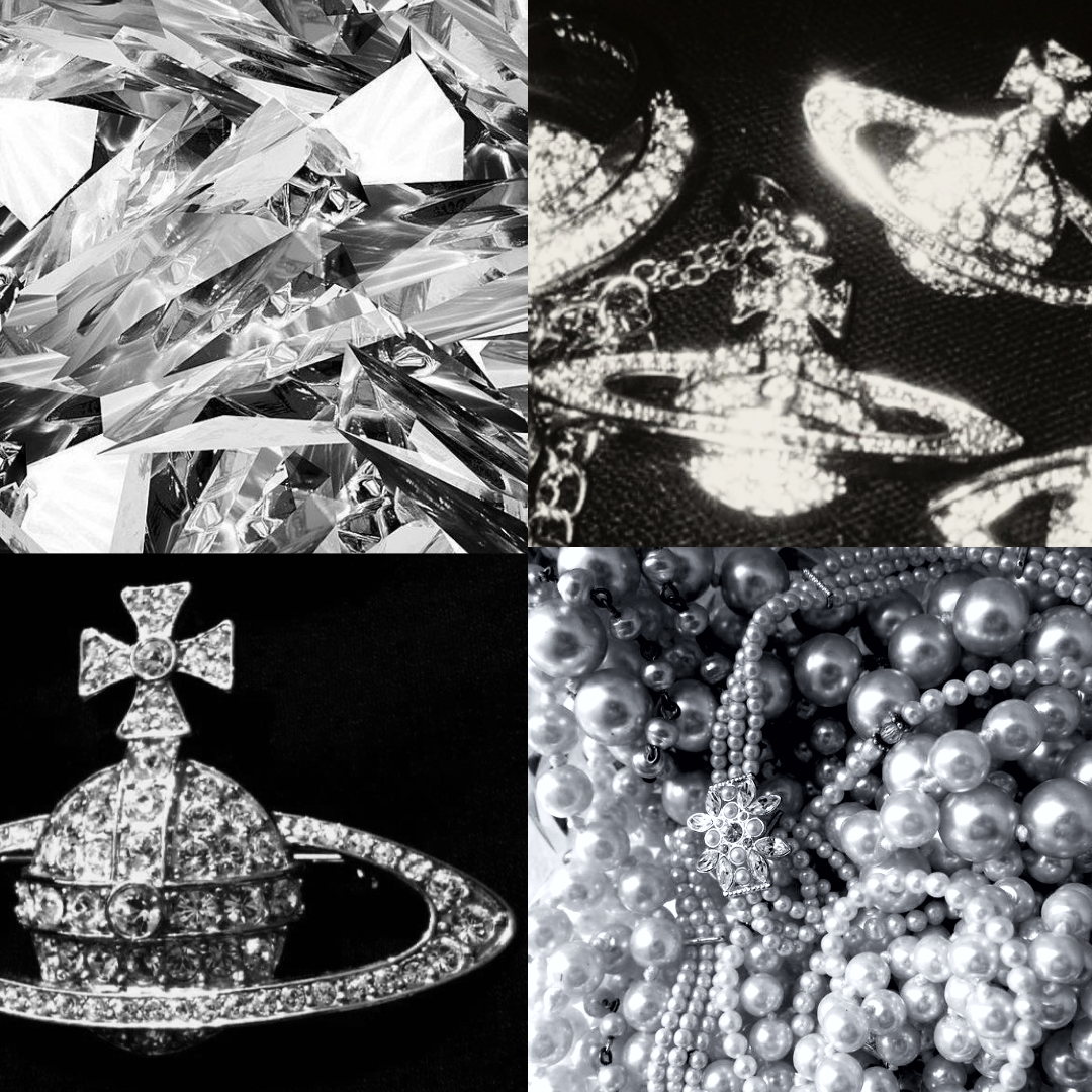 Silver Chrome Acrylic Coffin Press On Nail