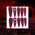 Undead Acrylic Stiletto Press On Nail - MaYonail Store