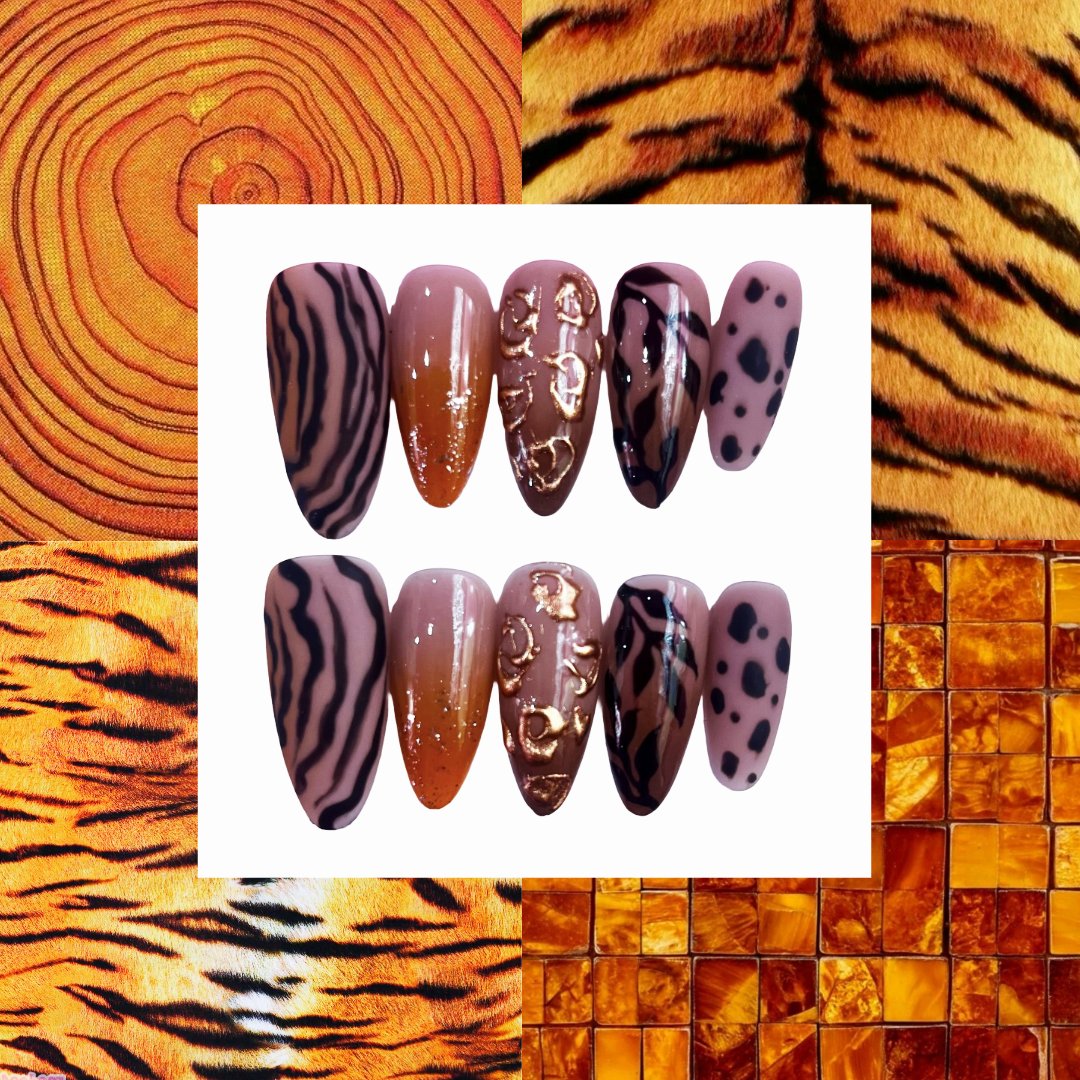 Stargazing Acrylic Almond Press On Nail - MaYonail Store