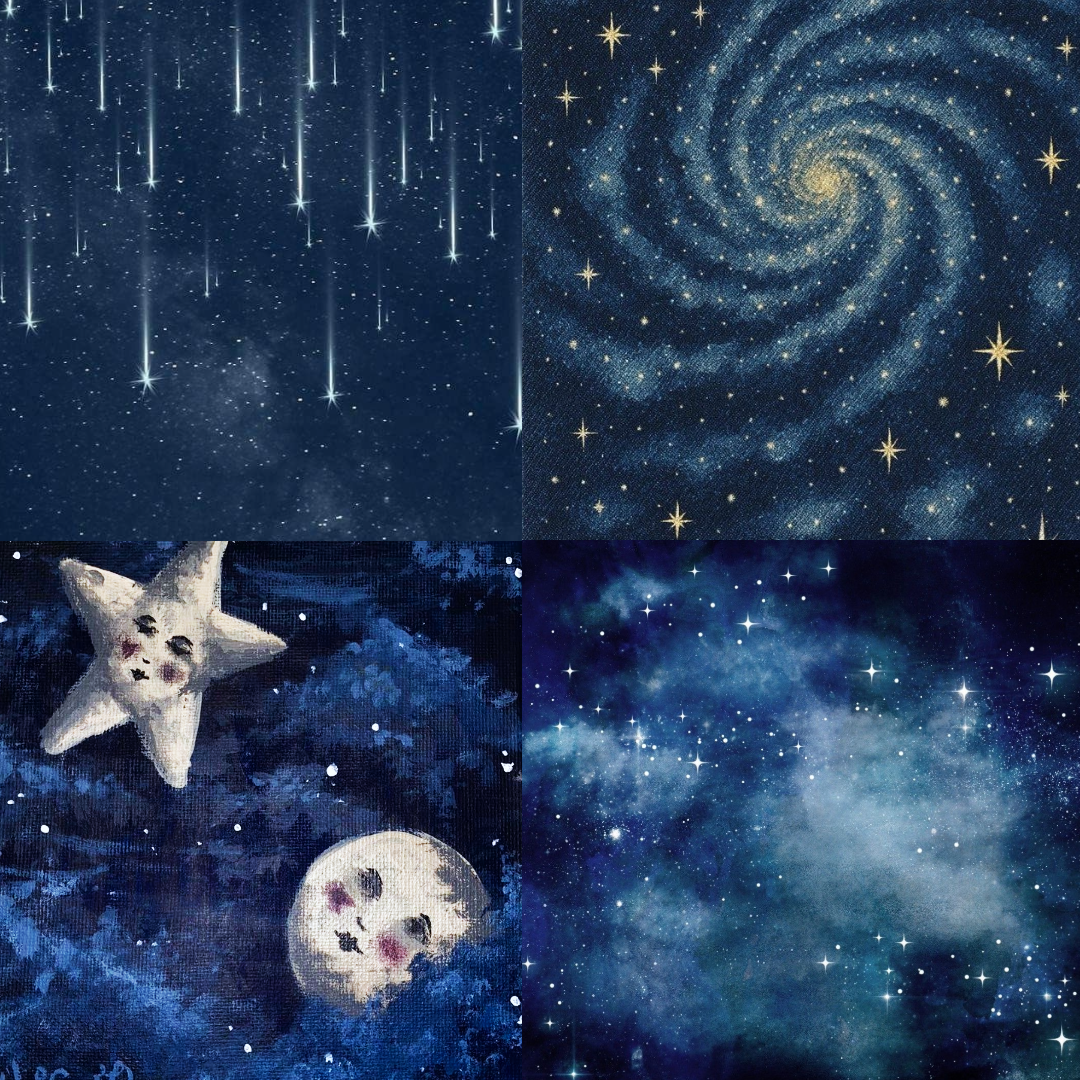 Stargazing Acrylic Almond Press On Nail - MaYonail Store