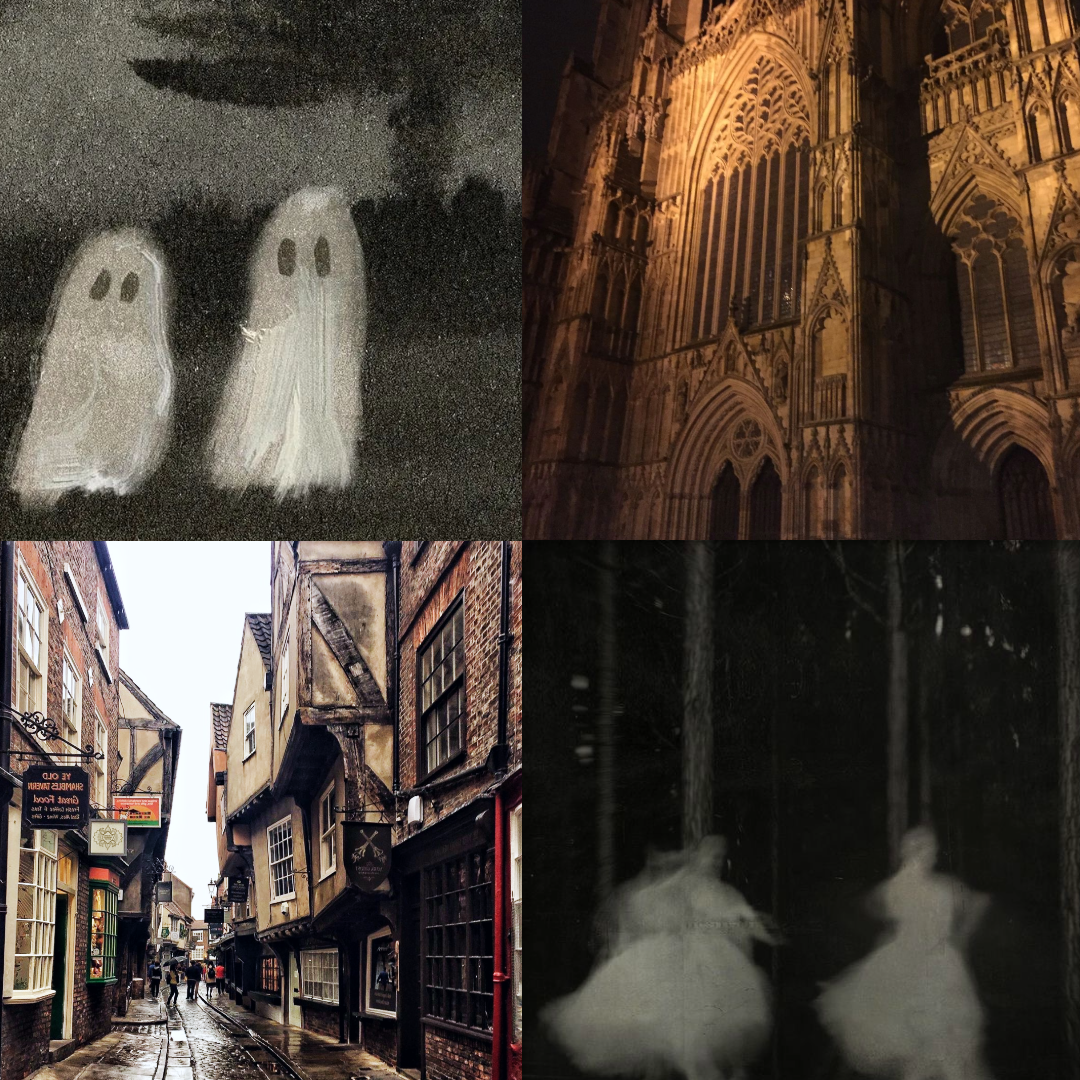 York Ghosts Acrylic Almond  Press On Nail - MaYonail Store