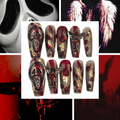 Scream Queen Acrylic Coffin Press On Nail - MaYonail Store