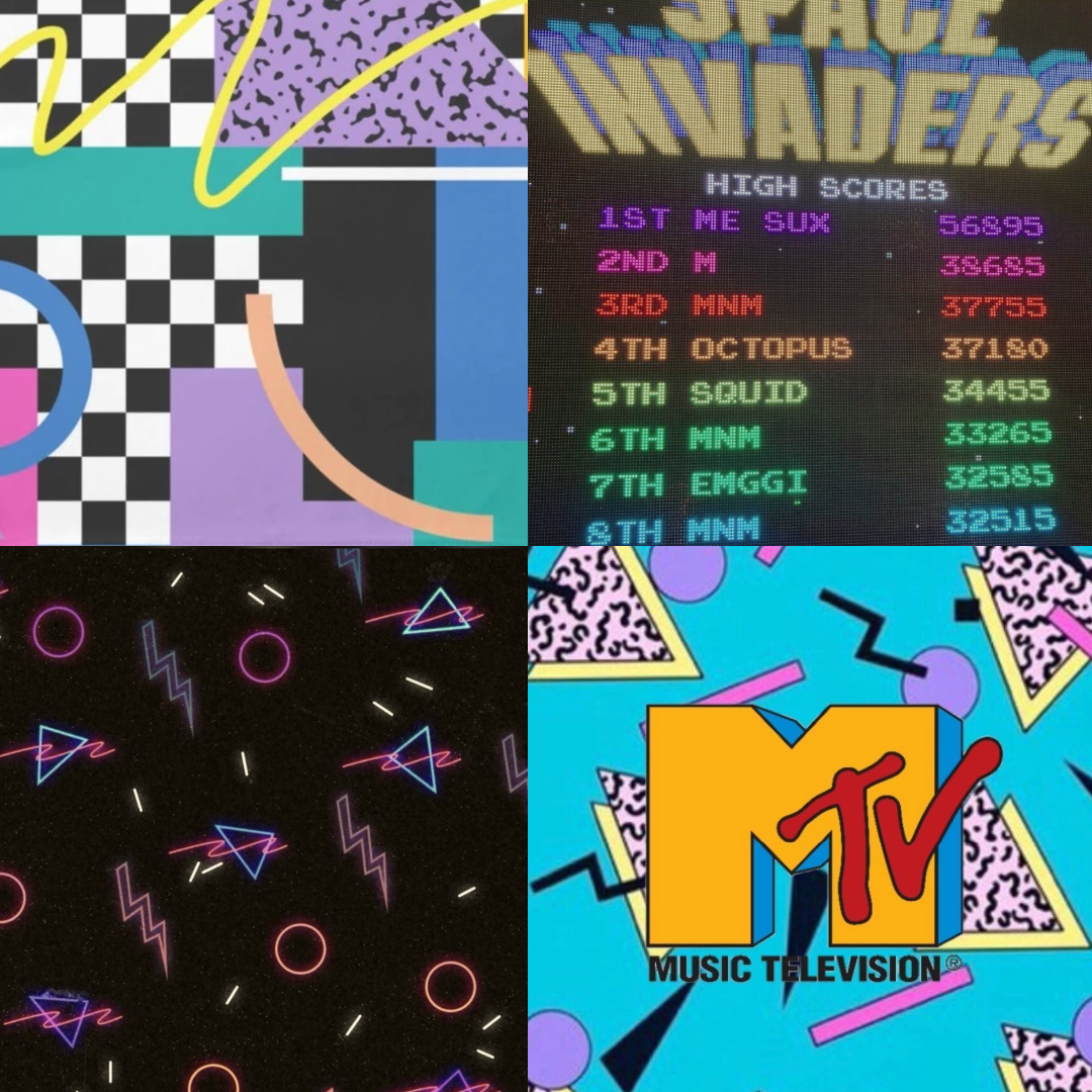 Back To The 80s Acrylic Almond press On Nail - MaYonail Store