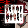 Spider Senses Acrylic Stiletto press On Nail - MaYonail Store