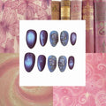 Dreamy Butterflies Acrylic Almond Press On Nail - MaYonail Store