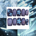 Icy Stars Acrylic Square Press On Nail - MaYonail Store