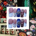 Casino Royale Acrylic Square Press On Nail - MaYonail Store