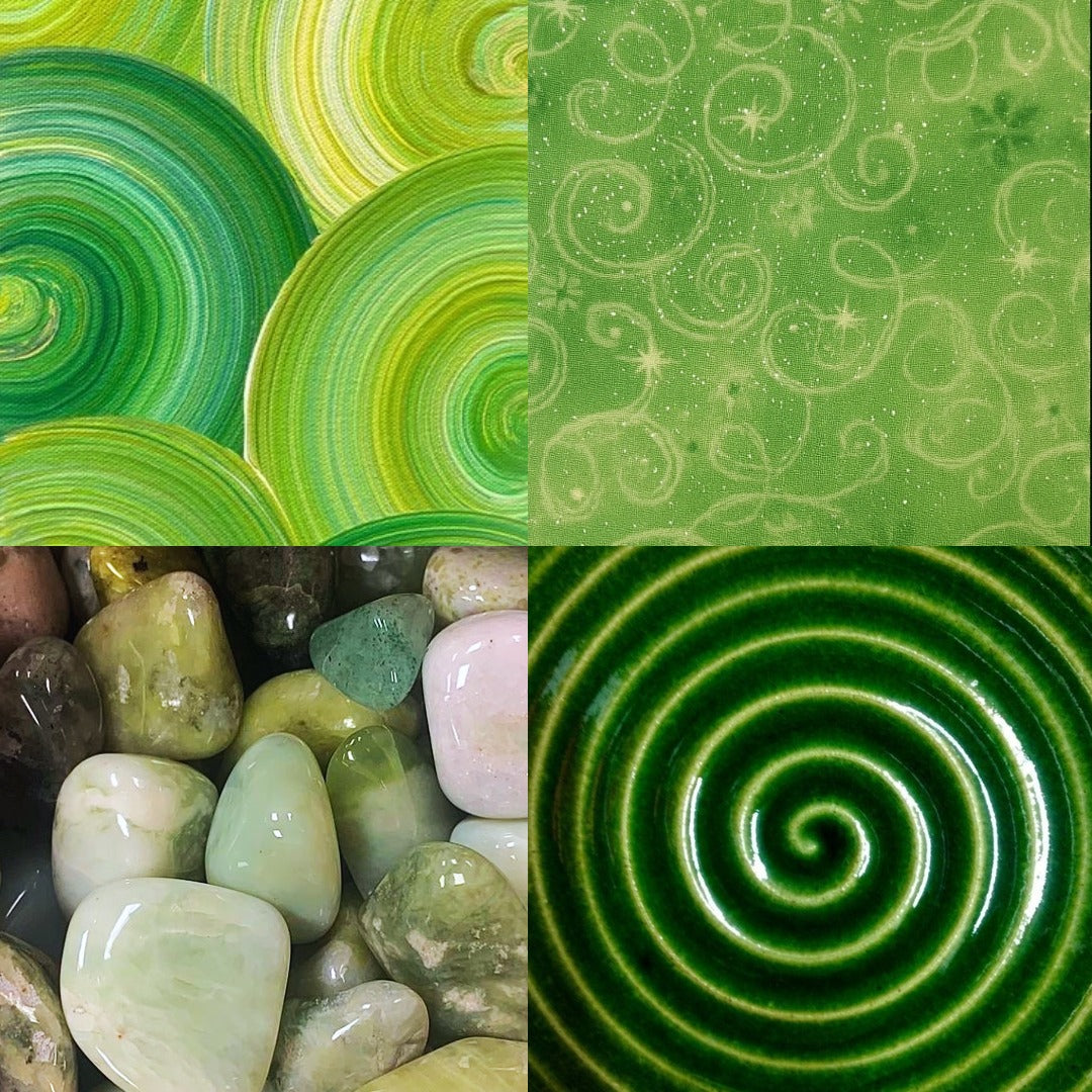 Green Goddess Acrylic Square Press On Nail - MaYonail Store