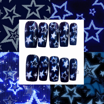 Cyber Stars Acrylic Square Press On Nail - MaYonail Store
