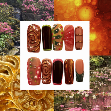 Mother Nature Acrylic Square Press On Nail