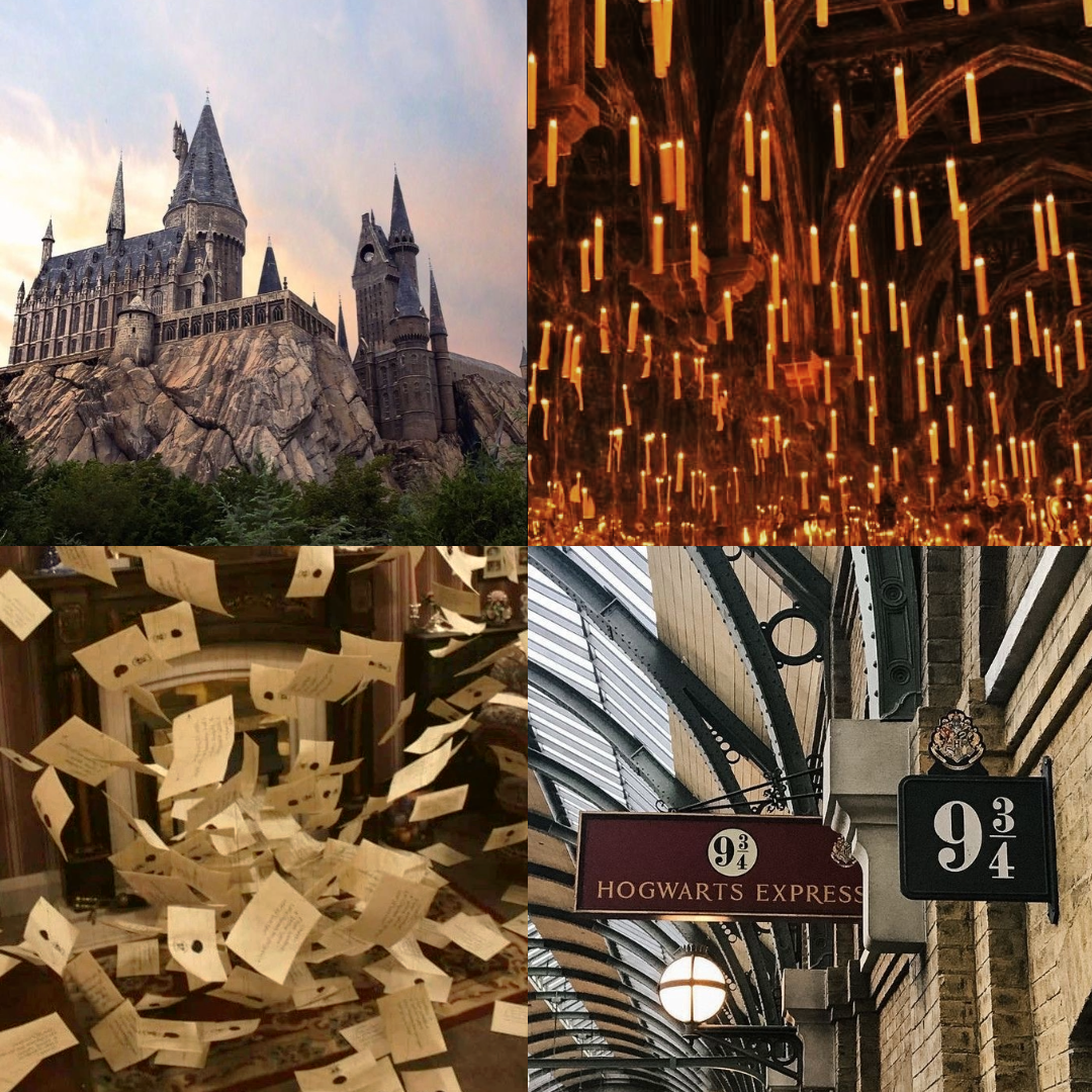 Hogwarts Acrylic Square Press On Nail