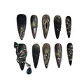 Serpent's Kiss Acrylic stilleto Press On Nail - MaYonail Store