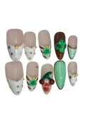 Mint Sundae Acrylic Almond Press On Nails - MaYonail Store