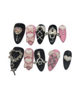 Angel Love  Acrylic Almond Press On Nail - MaYonail Store