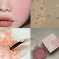 Blush Glow Acrylic Coffin Press On Nail - MaYonail Store