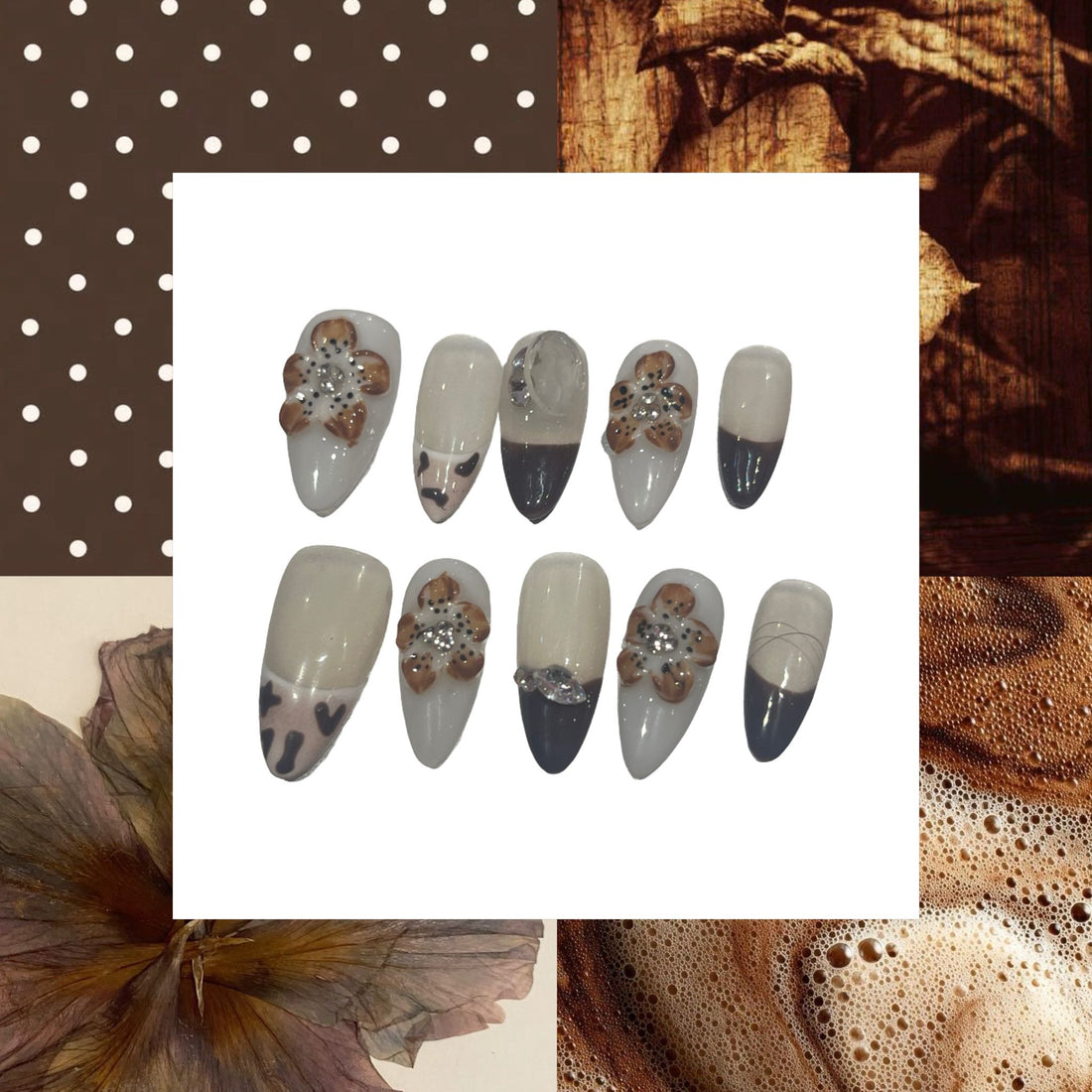 Almond Dream Acrylic Almond Press On Nail - MaYonail Store