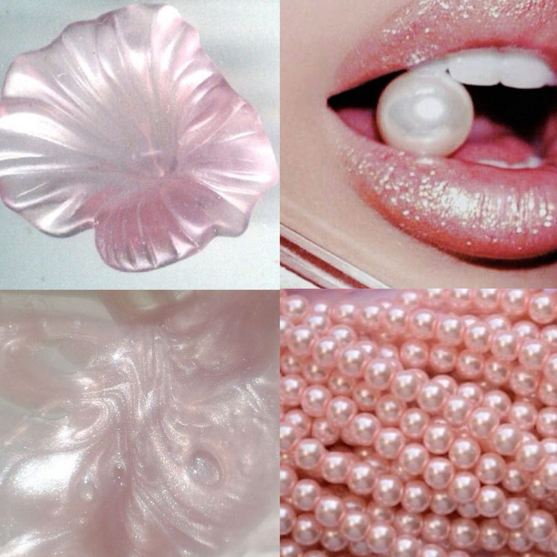 Pink Pearl Acrylic Almond Press On Nail - MaYonail Store