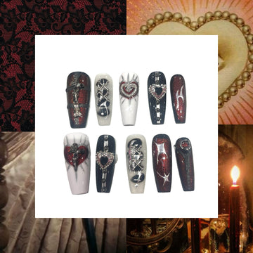 Juliet Acrylic Coffin Press On Nail