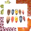 Silver Lily Acrylic Almond Press On Nail - MaYonail Store