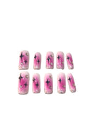 Barbie Glam Acrylic Square Press On Nail - MaYonail Store