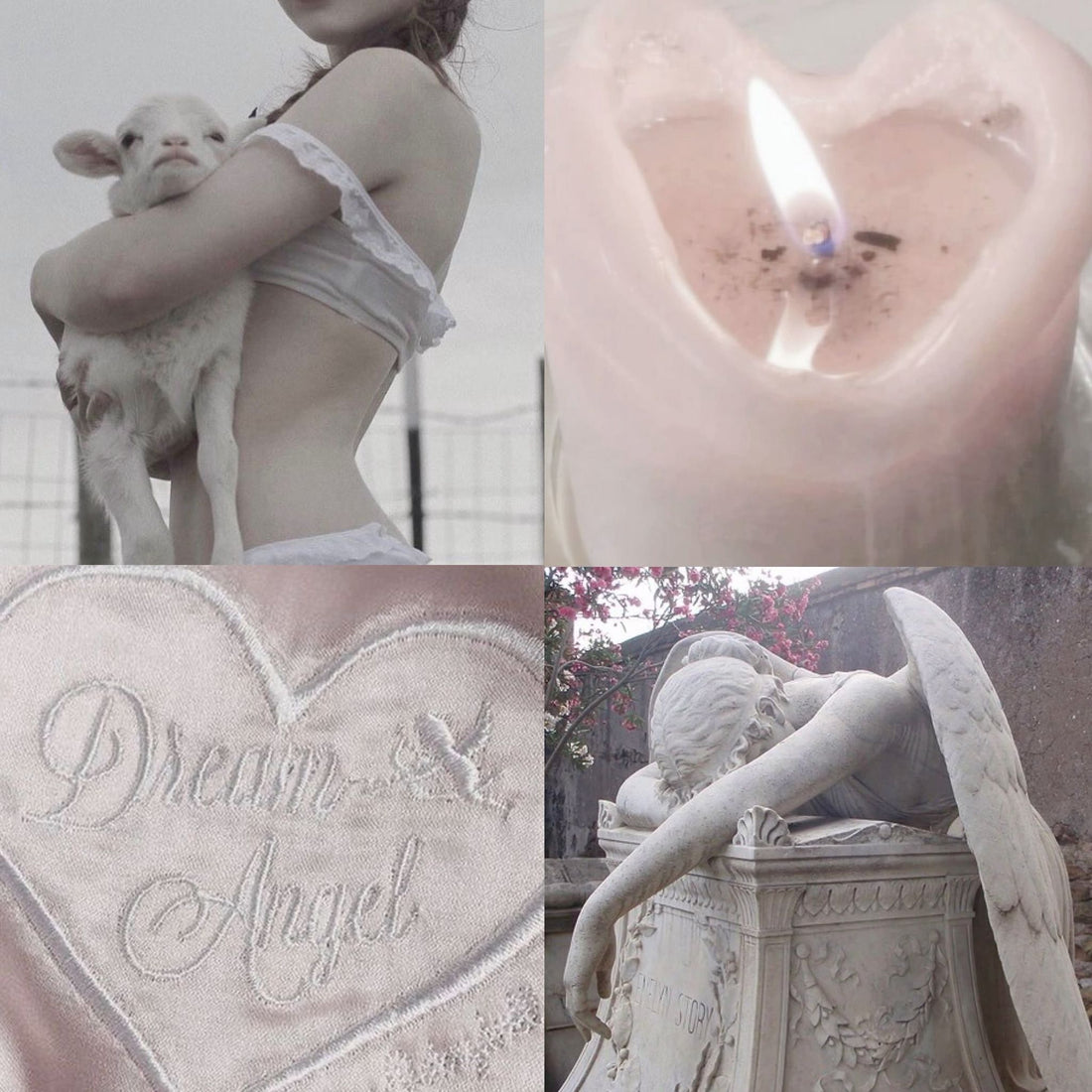 Pink Castle  Acrylic Almond Press On Nail