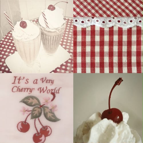 Cherry Pop Acrylic Square press On Nail Y110
