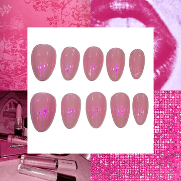 Mean Girl Acrylic Almond press On Nail L238