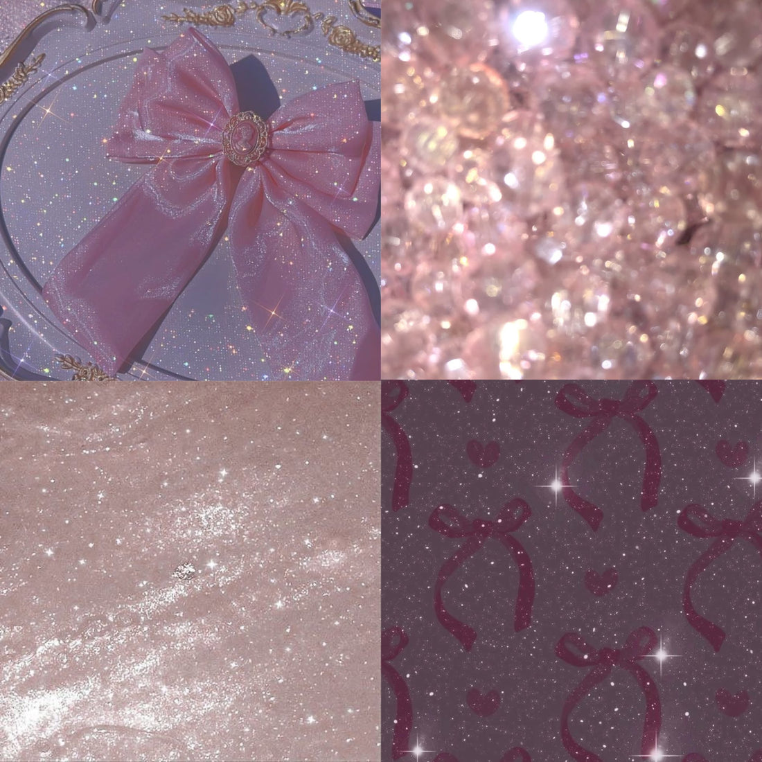Ombre Sparkle Acrylic Square press On Nail L339